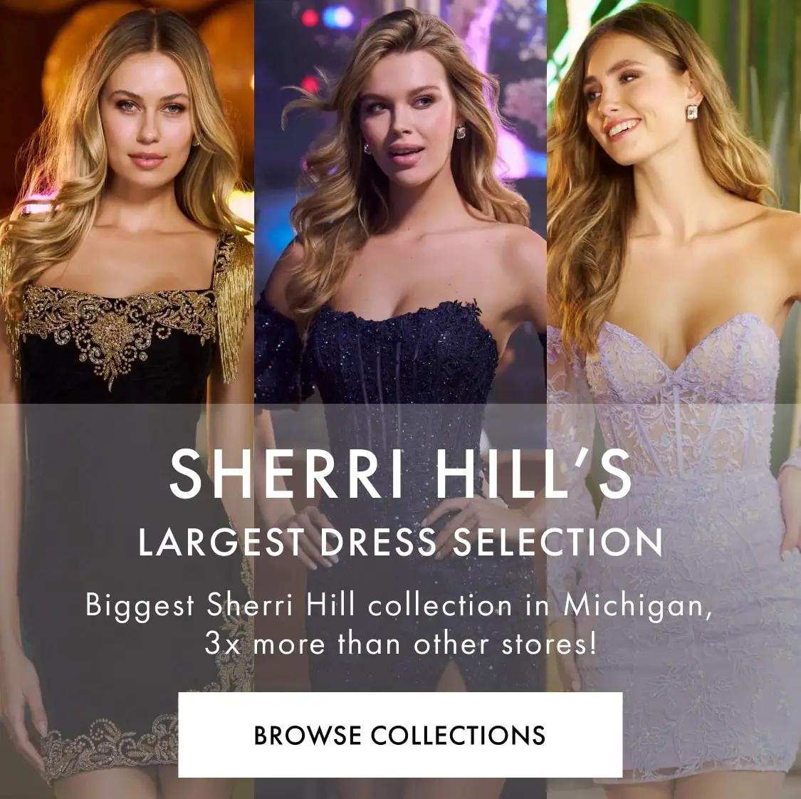 Sherri Hill largest dress selection